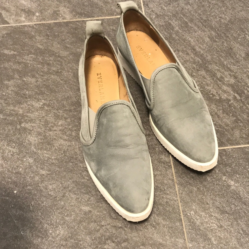Grey Slip-On Shoes